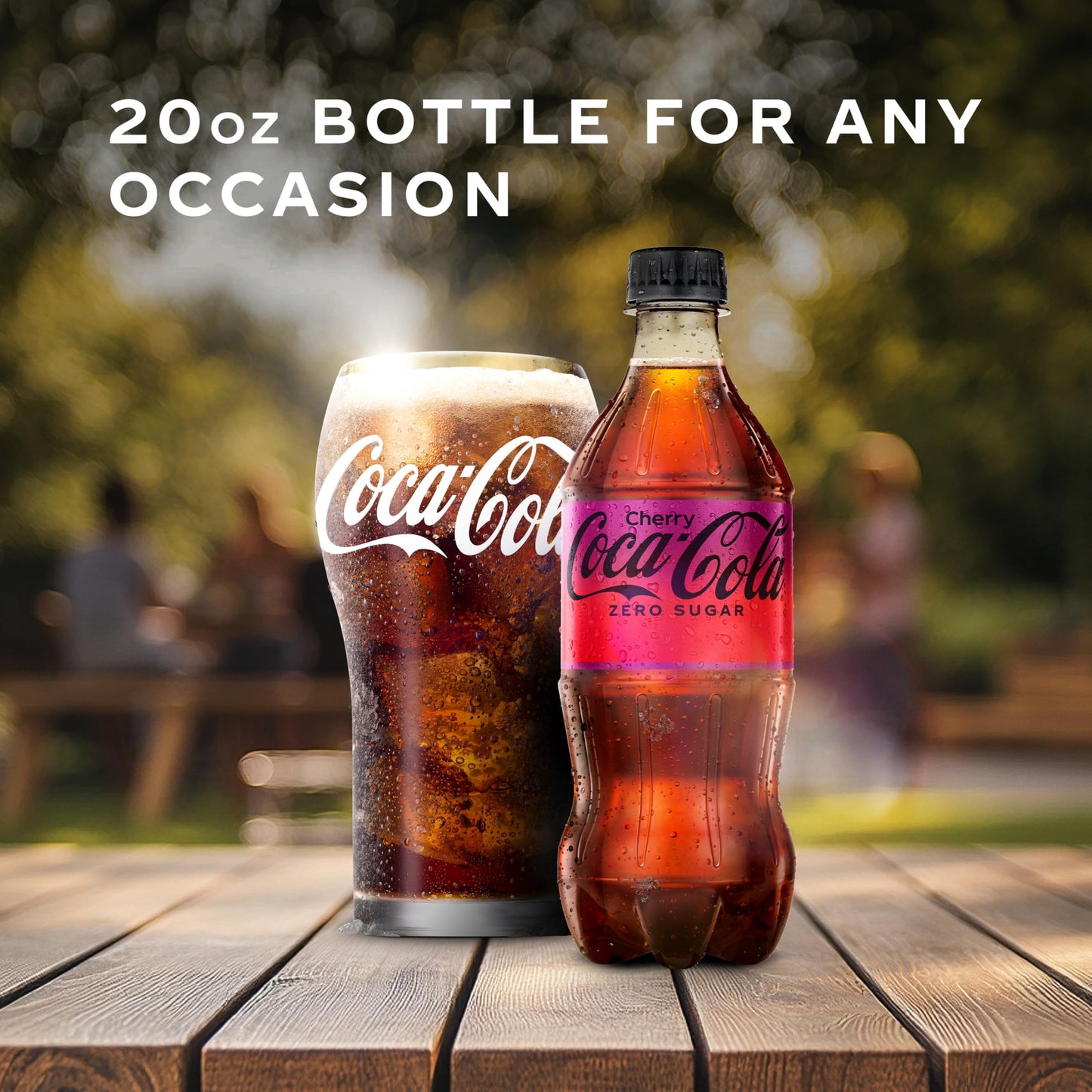 Coca-Cola, Cherry Coke Zero Soda, 20 Ounce (24 Bottles)