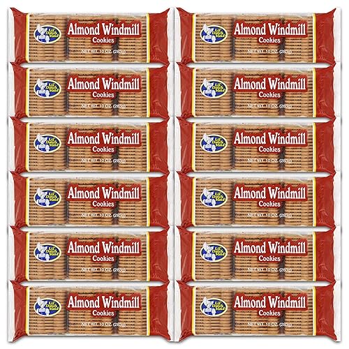 Little Dutch Maid Almond Windmill Cookie, 10-Ounce (Pack of 12)