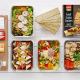 Snacktery Spelt Everything Flatbread Crackers - All Natural Spelt Crackers in 8 Stay-Fresh Packs - Thin & Crispy Whole Grain Crackers for Cheese