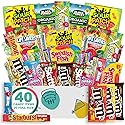 Birthday Candy Gift Basket (40 Full Size Snack Box Care Package) Sour Patch Kids, M&Ms, Skittles, Swedish Fish, & More - The Care Crate Co.