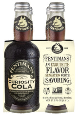 Fentimans Sparkling Curiosity Cola - Healthy Soda, All Natural Craft Soda Pop, Perfect Mixer, Natural Ingredients, Botanically Brewed - 9.3 Fl Oz