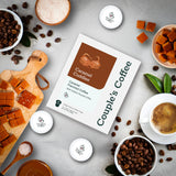 Couple's Coffee Caramel Coffee K-Cups | Gives Back to Military Families | Caramel Cuddles | Gourmet Flavored Ground Coffee with Rich Carmel Flavors |
