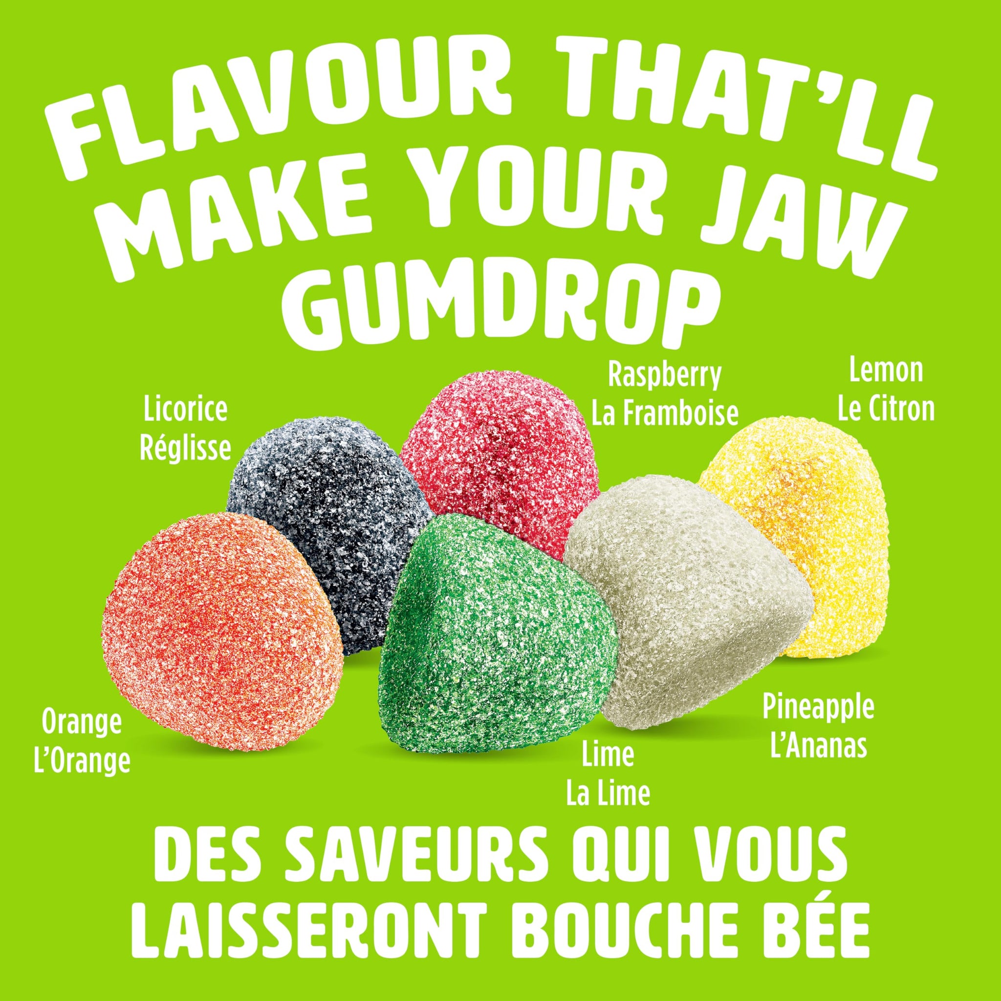Dare Juicee Gumdrops, Gummies, 600g/21 oz