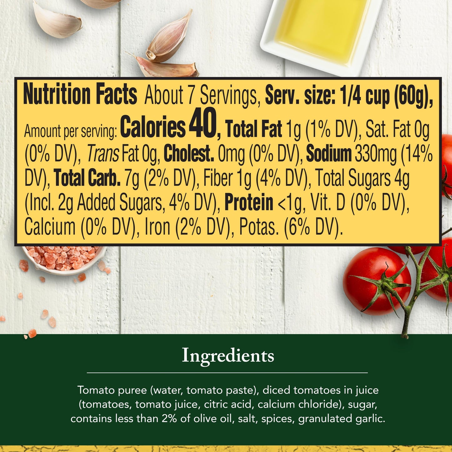 Classico Signature Recipes Traditional Pizza Sauce, 14 oz Jar