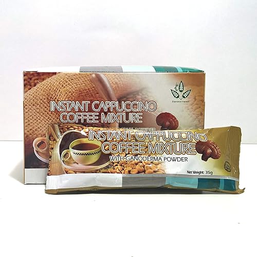 Ganoderma Coffee - Cappuccino Flavor Mix - Instant Cafe On the Go (1 Pack) 15 Sachets per Pack