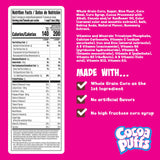 Cocoa Puffs, Chocolatey Breakfast Cereal, Made with Whole Grain, Family Size, 18.1 oz