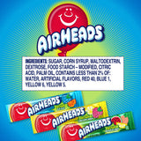Airheads SOUR Candy Bars, Sour Watermelon Punch, Blue Blast, Lemon Berry Squeeze, 9 Bar Movie Theater Box