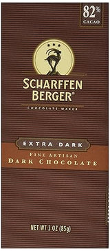 Scharffen Berger, 82% Extra Dark Chocolate Bar, 3 oz
