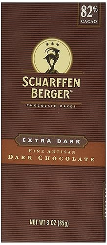 Scharffen Berger, 82% Extra Dark Chocolate Bar, 3 oz