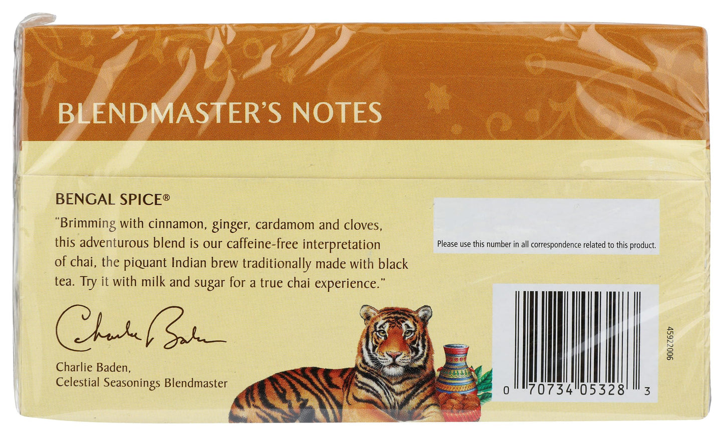Celestial Seasonings, Tea, Bengal Spice, 20 ct