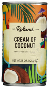 Roland Foods Cream of Coconut, 15 Ounce Can, Pack of 1