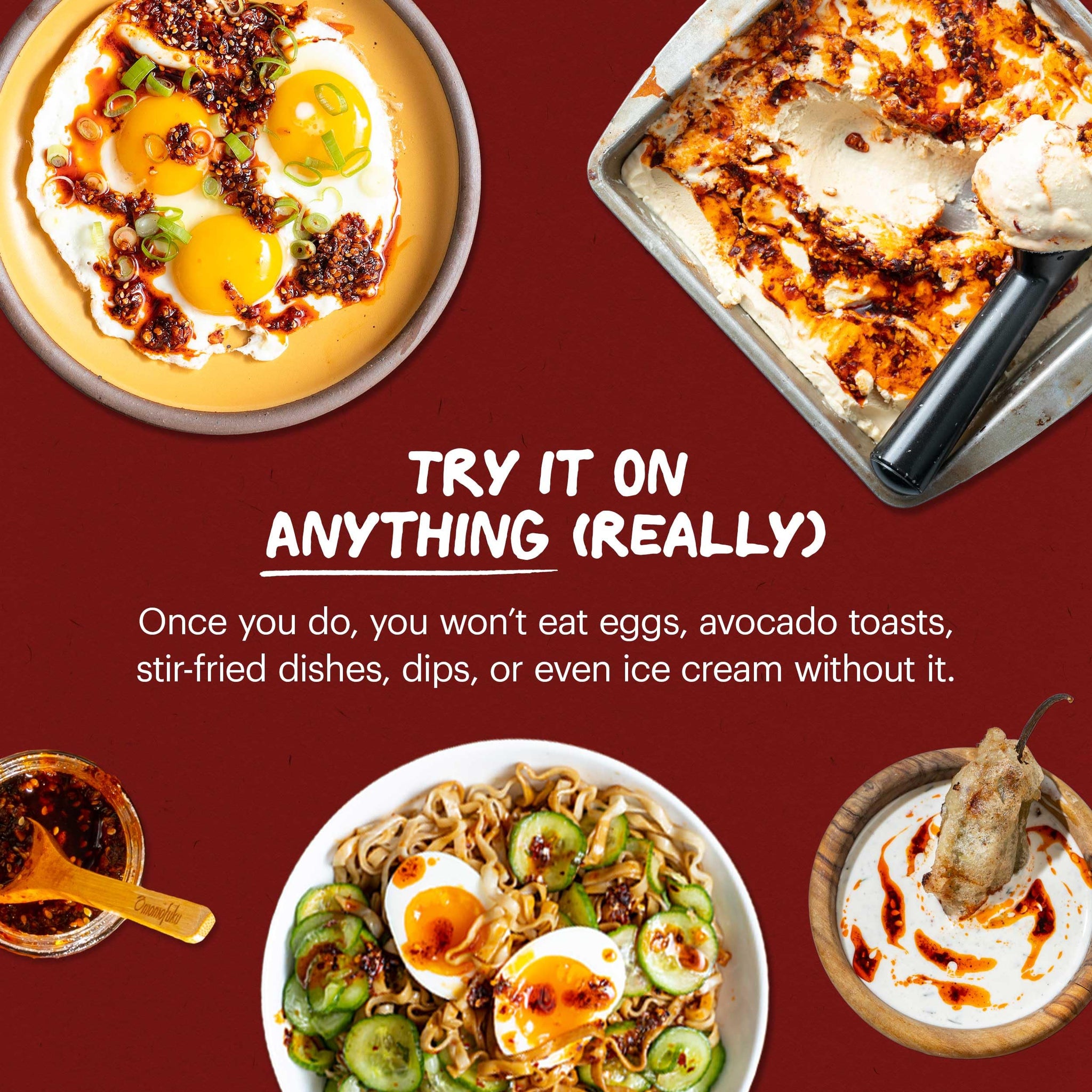 Momofuku Hot Honey Chili Crunch by David Chang 7.7 oz, Oil with Premium Wildflower Honey, Garlic and Shallots, Chili Crisp for Cooking, as Sauce or