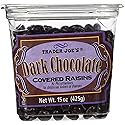 Trader Joes Dark Chocolate Covered Raisins, 3 Pack