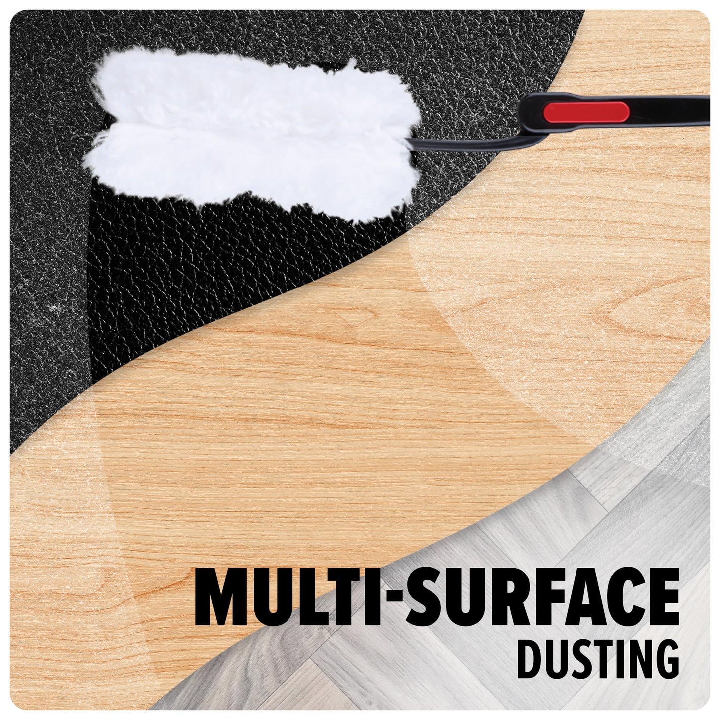 Dirt Devil Telescoping Extended Reach Duster, Hand Duster for Multi-Surface Cleaning, Includes Replacement Disposable Heads, Dusters for Home Use