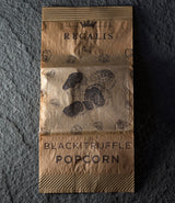 Regalis Microwavable Black Truffle Popcorn, Non-GMO Kernels, Real Black European Truffle, 3 Bags