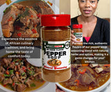 Pepper Soup Seasoning 4oz | Crafted with 100% African Premium Traditional Local Natural Herbs and Spices With No Additives, Salt Free, Sugar Free, MSG