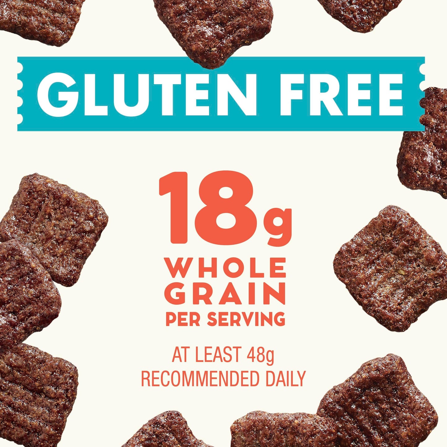Cascadian Farm Organic Brownie Crunch Cereal, Gluten Free, Whole Grain and Made with Real Cocoa, 12.4 oz