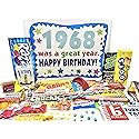 RETRO CANDY YUM ~ 1968 58th Birthday Gift Box Nostalgic Retro Candy Assortment from Childhood for 58 Year Old Man or Woman Born 1968