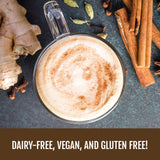 Two Leaves and a Bud Nice Chai, Tea Latte Mix, Powdered Chai Latte Tea Mix, Vegan, Dairy Free, Low Sugar, Iced or Hot Lattes, 112g (2 Pack)