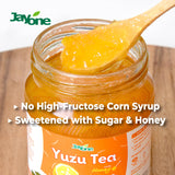 Jayone Korean Honey Yuzu Citron Tea 2.2 lbs - Made with Sugar and Honey, Real Yuzu Peel Marmalade, Bright Citrus Flavor, For Hot & Iced Drinks, Home