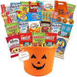 Halloween Snacks Gift Basket with Candy, Cookies, Bars & Snacks (38 Count) - Fun Halloween Care Package for College Students, Teens & Adults, Trick or