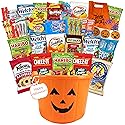 Halloween Snacks Gift Basket with Candy, Cookies, Bars & Snacks (38 Count) - Fun Halloween Care Package for College Students, Teens & Adults, Trick or