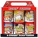 ASS KICKIN’ Spicy Hot Peanuts - Variety Pack 4.25oz 6 Pack - Ultimate Spicy Gourmet Gift Peanuts - Try if you dare!