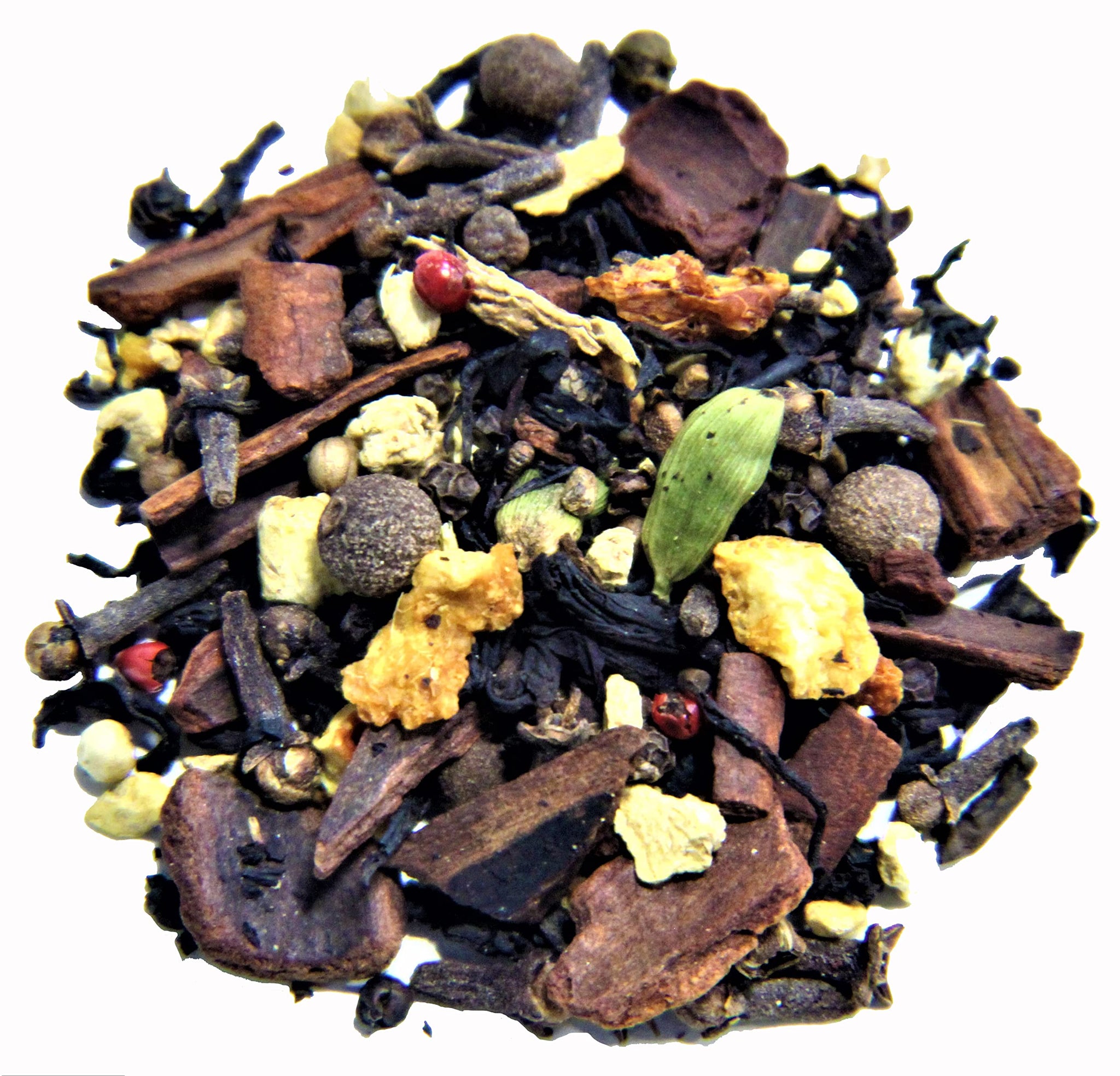 Nelson's Tea Chai Latte - Full-Bodied Black Tea with All-Natural Flavoring - with Spicy Chai blend with Cinnamon Chips, Peppercorns, Ginger Root