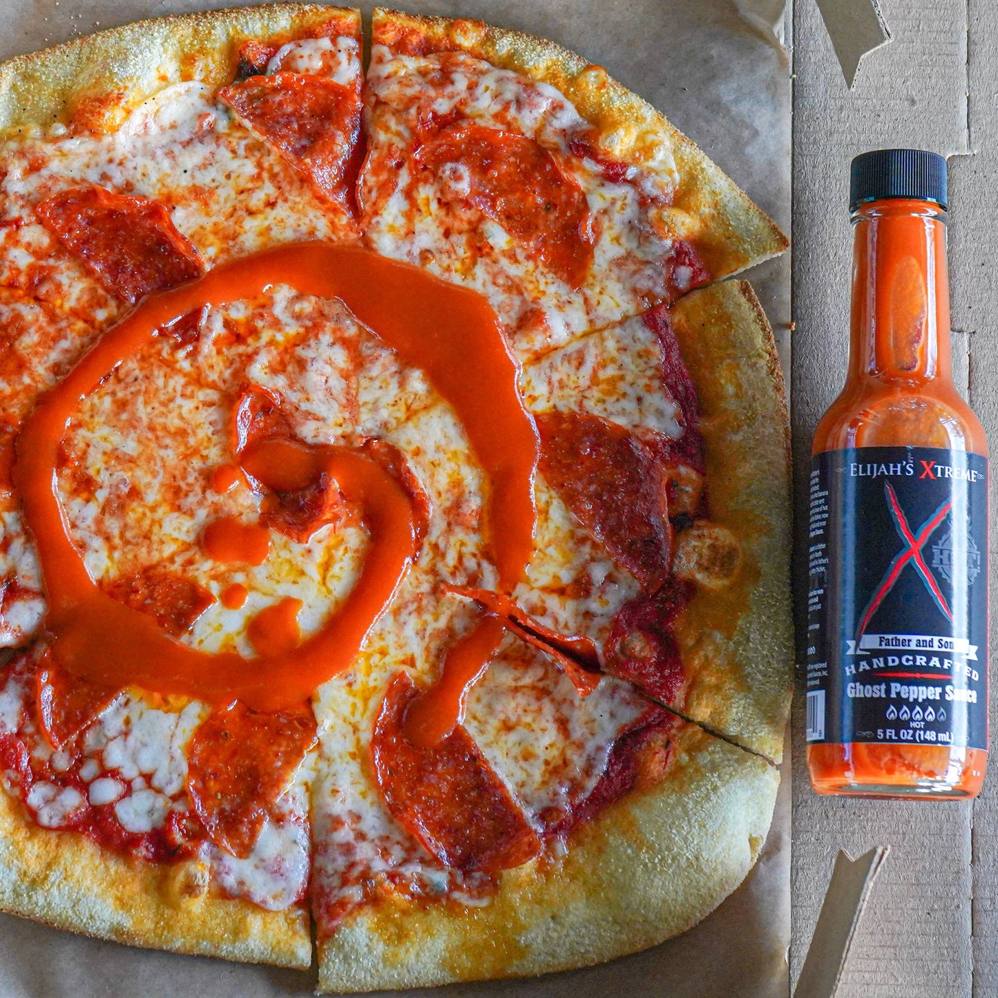Elijah's Xtreme Ghost Pepper Hot Sauce, Handcrafted Award Winning Blend of Ghost Peppers, Habanero Garlic & Lime, Extreme Heat & Flavor