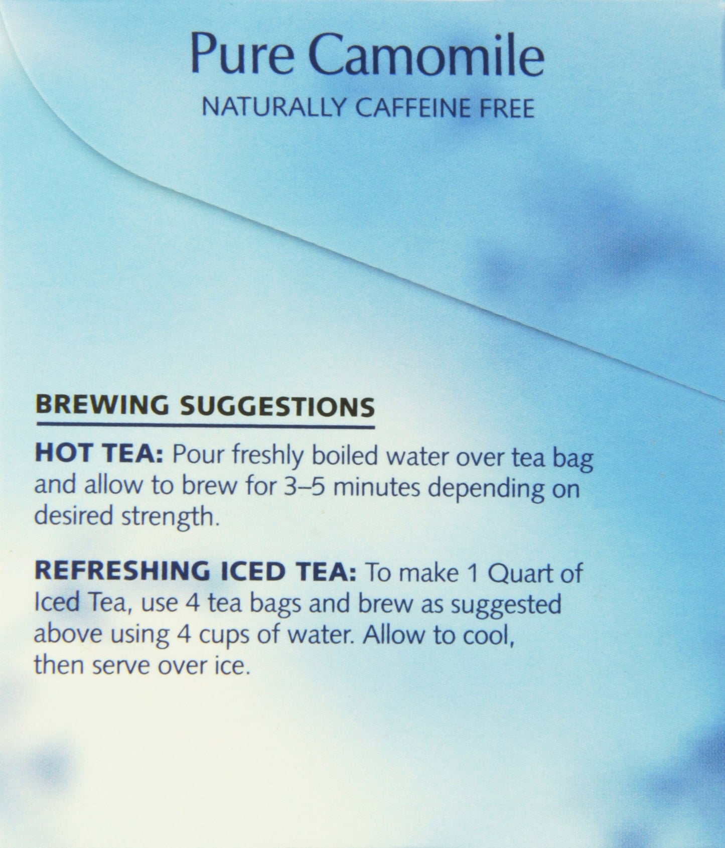 Twinings Pure Camomile Herbal Tea Individually Wrapped Bags, 20 Count Pack of 6, Caffeine Free