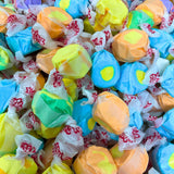 Premium Tropical Saltwater Taffy Chewy Mix Banana, Coconut, Mango, Pineapple, Tropical Punch And Passion Fruit Flavors Bulk 1 Lb Bag 60+ Pieces