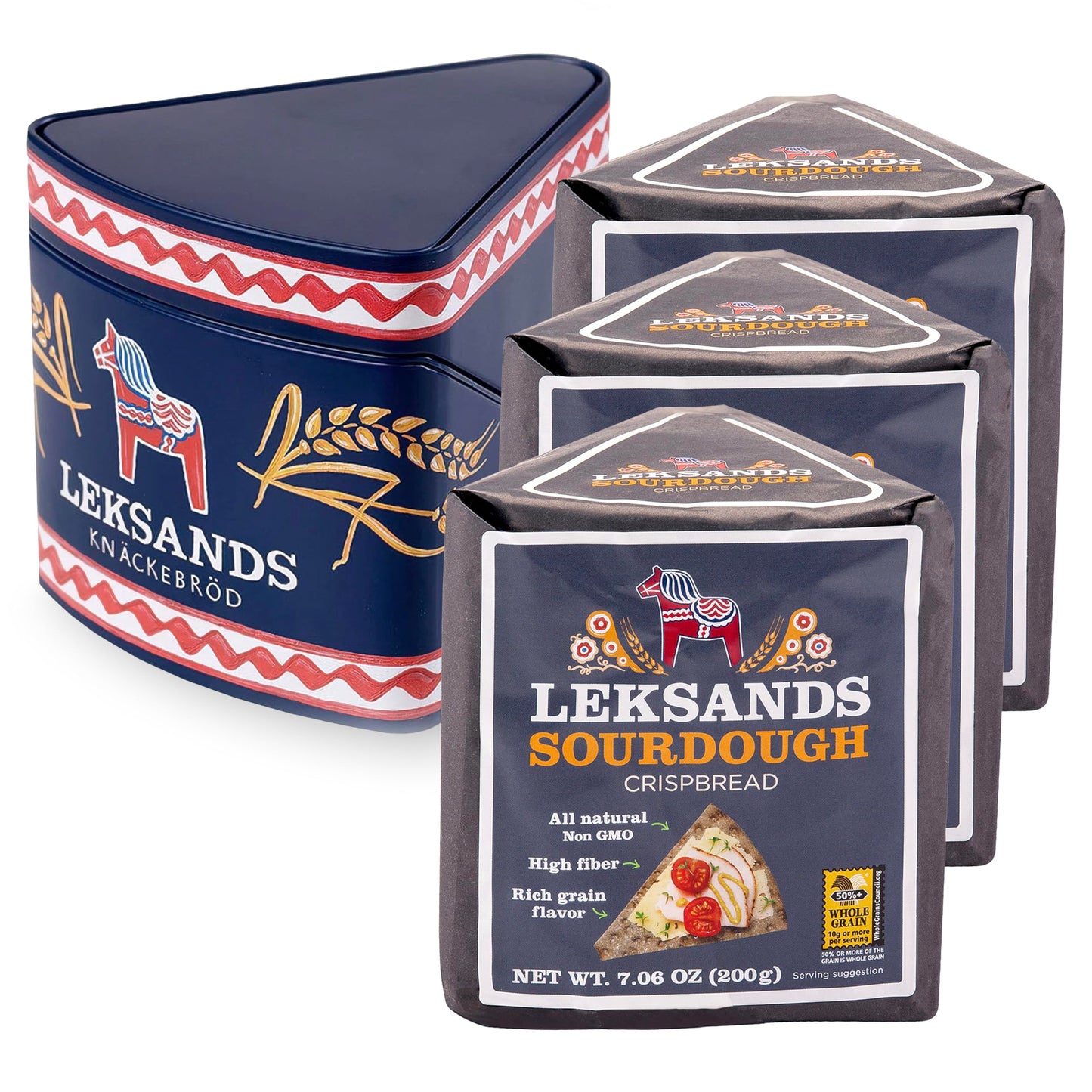 Leksands Sourdough 3 pack with Tin