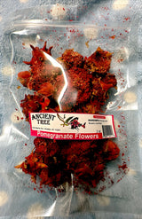 Pomegranate Flower 2 oz - Dried All Natural No Preservatives - Herbal Tea