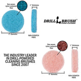 Drill Brush - Cleaning Supplies - Bathroom Accessories - Scrub Pads - Shower Cleaner - Bathtub - Bath Mat - Bathroom Sink - Scrubber - Hard Water