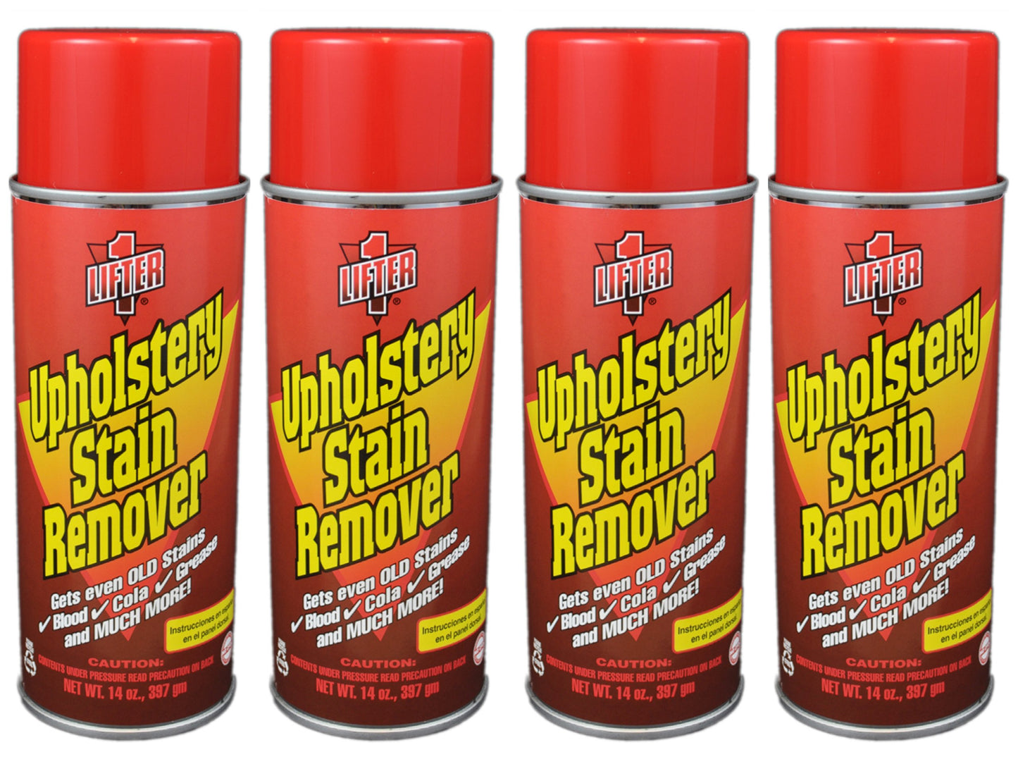 Lifter 1 Upholstery Stain Remover 14 Oz. (Pack of 4 Cans)