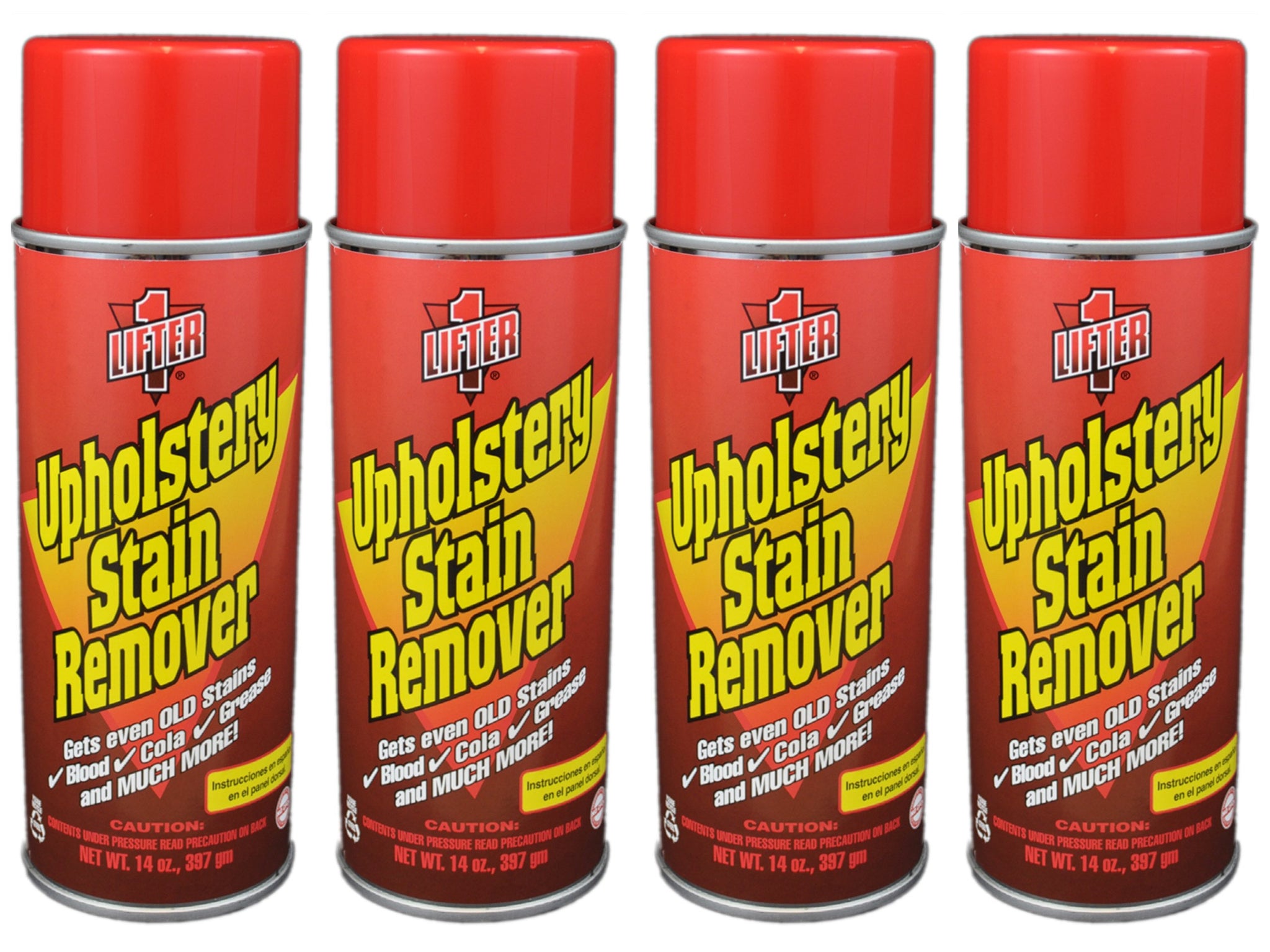 Lifter 1 Upholstery Stain Remover 14 Oz. (Pack of 4 Cans)