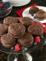 Our Specialty Chocolate Souffle Sweet Middle Sandwich Cookies, 6 Cookies, Frozen, 7.75 Ounces