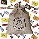 Halloween Care Package Chocolate Candy Variety Pack 3 lb - Bite-Size Milk & Dark Chocolate Minis for Chocolate Lovers by Stuff Your Sack