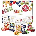 Mate Fruit Bars Variety Pack (40 Pack) - 100% Natural Real Fruit Snacks for Adults and Kids, Healthy Snacks, Fruit Leather. Gluten-Free, Vegan