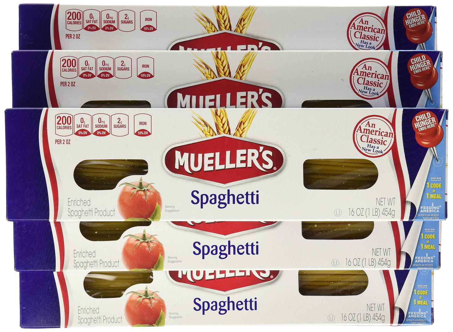 Mueller's Spaghetti, 16-Ounce Boxes (Pack of 20)