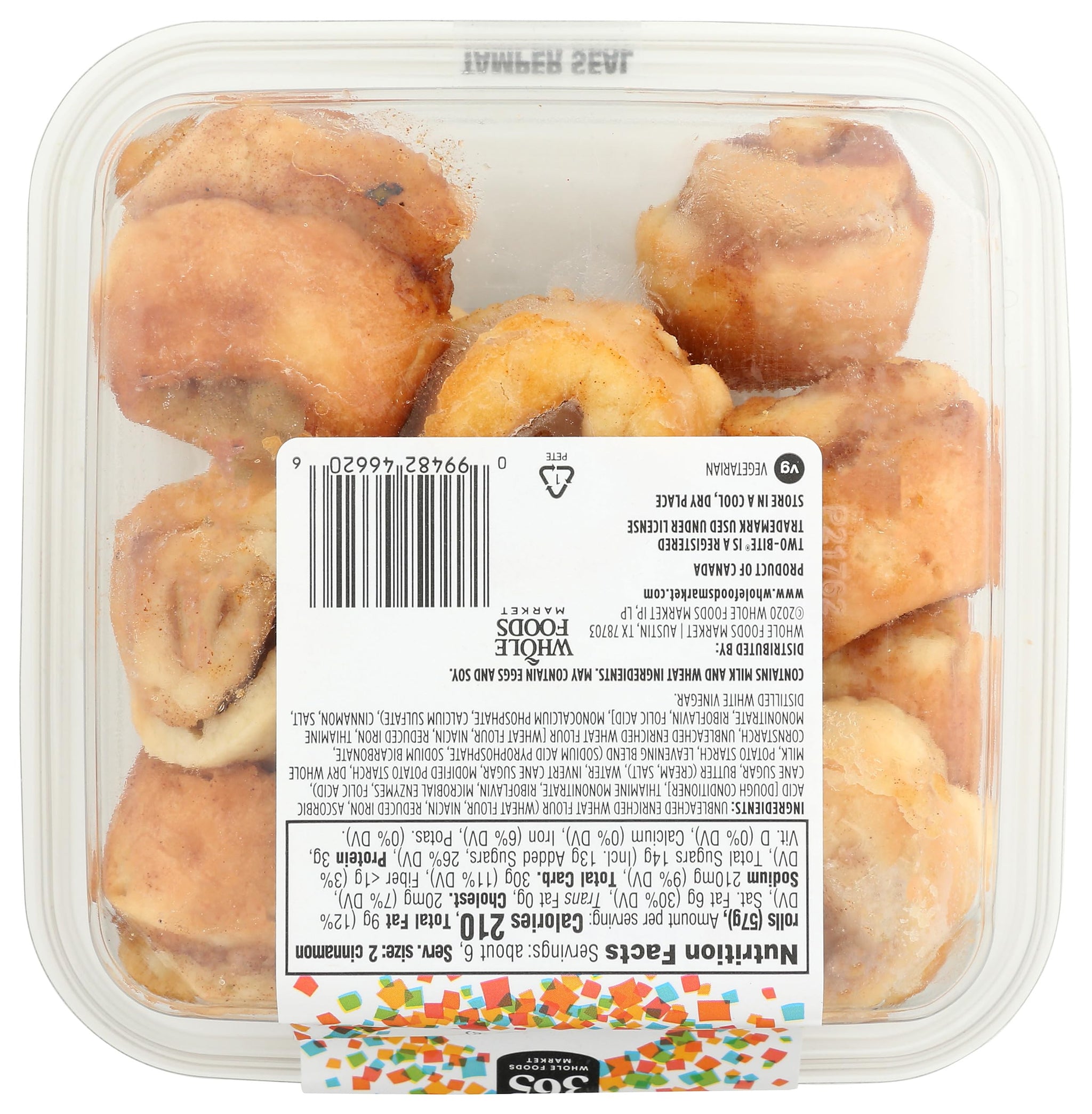 365 by Whole Foods Market, Two-Bite Cinnamon Rolls, 13 oz, Frozen