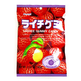 Kasugai Gummy Lychees 3.59 oz each (1 Item Per Order)