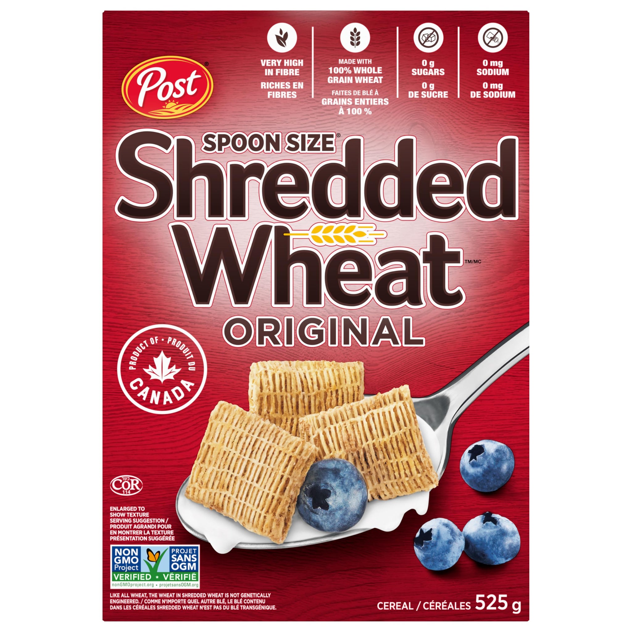 Post Spoon Size Shredded Wheat Original Cereal 525g