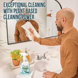 Mean Green Glass Cleaner Spray, Fresh Scent, 24 oz - Streak-Free Shine, Ammonia-Free, Windows, Mirrors, Glass & Chrome Surfaces