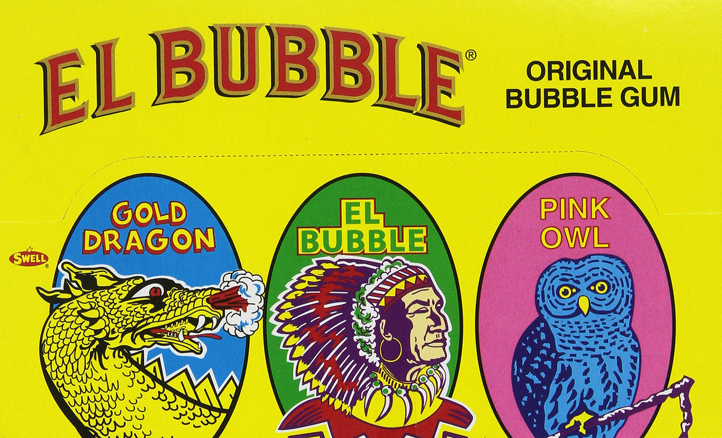 El Bubble Bubble Gum Cigars 36 Count Box