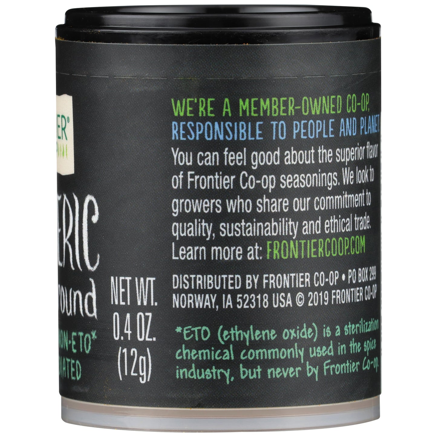 FRONTIER Root Ground Turmeric, 0.4 OZ