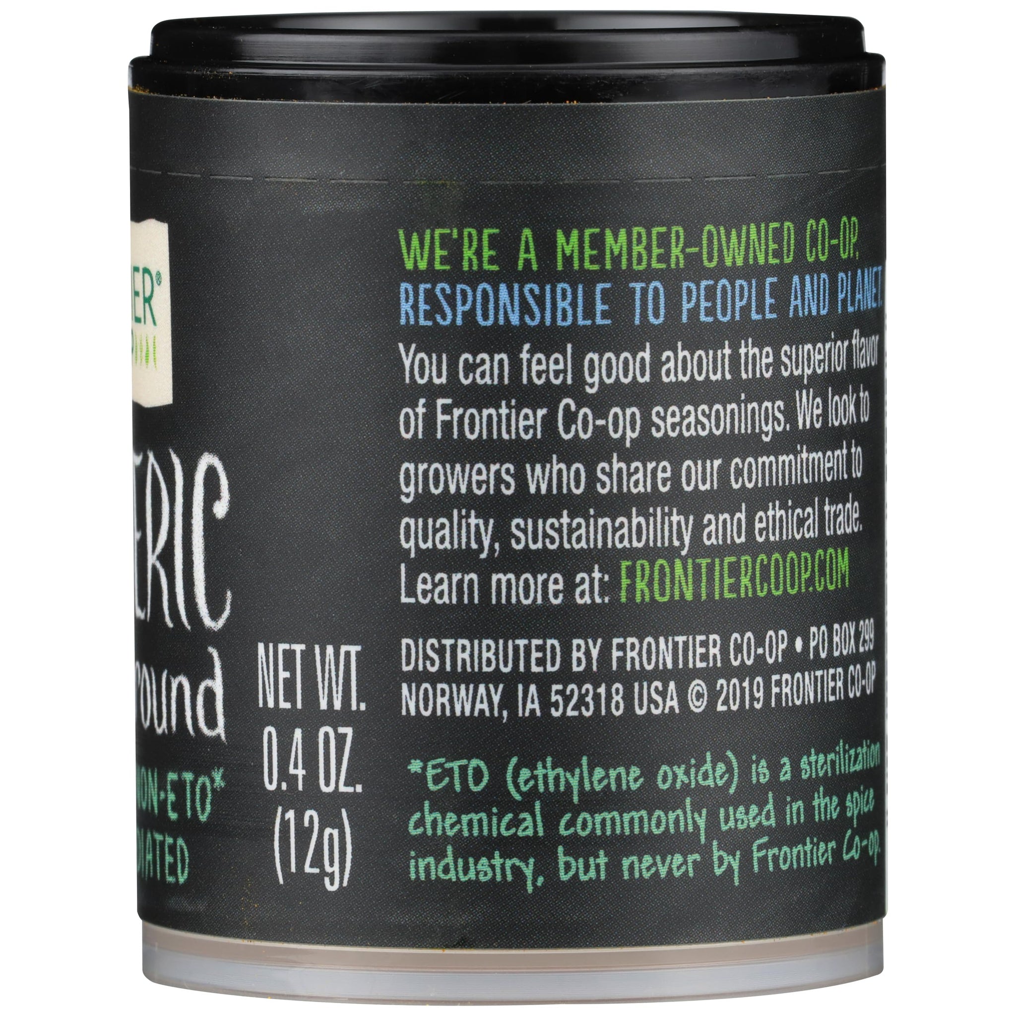 FRONTIER Root Ground Turmeric, 0.4 OZ