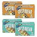 Wasa Crispbread Variety Pack (Pack of 4), Sourdough and Whole Grain, Crackers, Non-GMO Ingredients, Fat Free