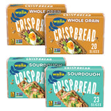 Wasa Crispbread Variety Pack (Pack of 4), Sourdough and Whole Grain, Crackers, Non-GMO Ingredients, Fat Free