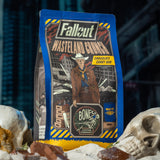 Bones Coffee Company Fallout Wasteland Crunch,Chocolate Candy Bar Flavored Coffee, Medium Roast Low Acid Arabica Beans Compatible with Auto drip